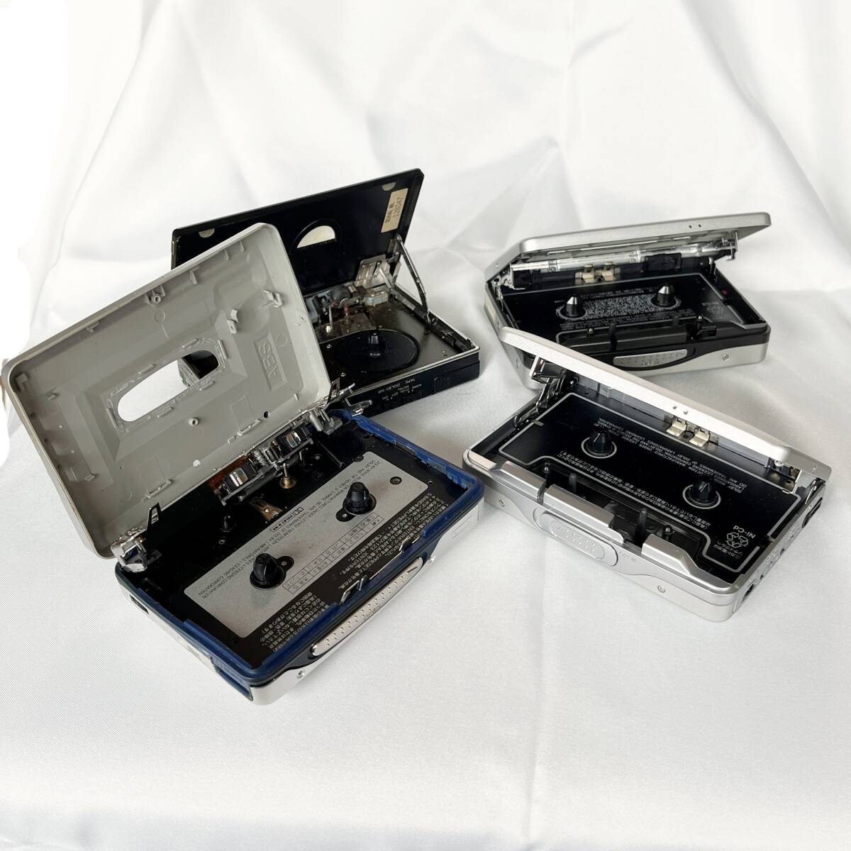 [ junk ]SONY Walkman 4 pcs summarize WM-509 WM-FX999 WM-GX655 WM-EX622 cassette Walkman 