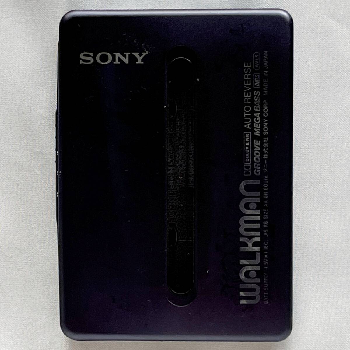 【ジャンク品】SONY WM-EX677 ネイビー　カセット プレーヤー ウォークマン　ソニー CASSETTE WALKMAN_画像3