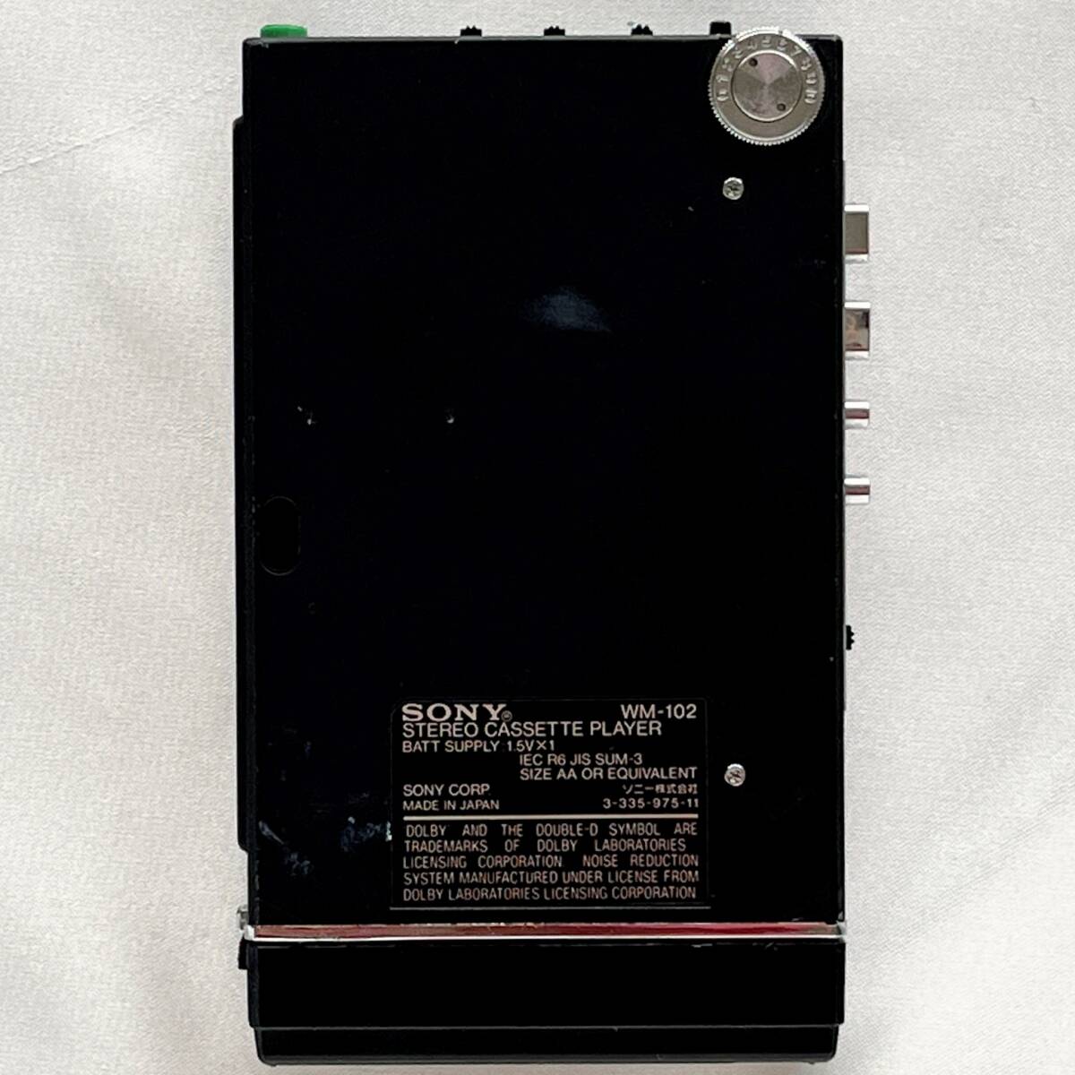 [ утиль ]SONY WM-102 батарейка box имеется кассетная магнитола Walkman Sony CASSETTE WALKMAN