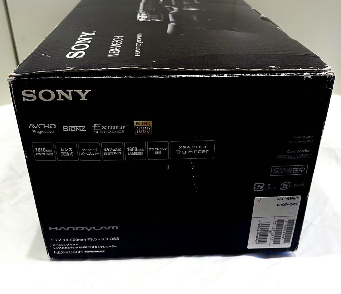 [2025 год с гарантией ] с ящиком SONY цифровая видео камера NEX-VG30H [ состояние хороший приложен большое количество ] Sony E крепление Handycam линзы замена тип 