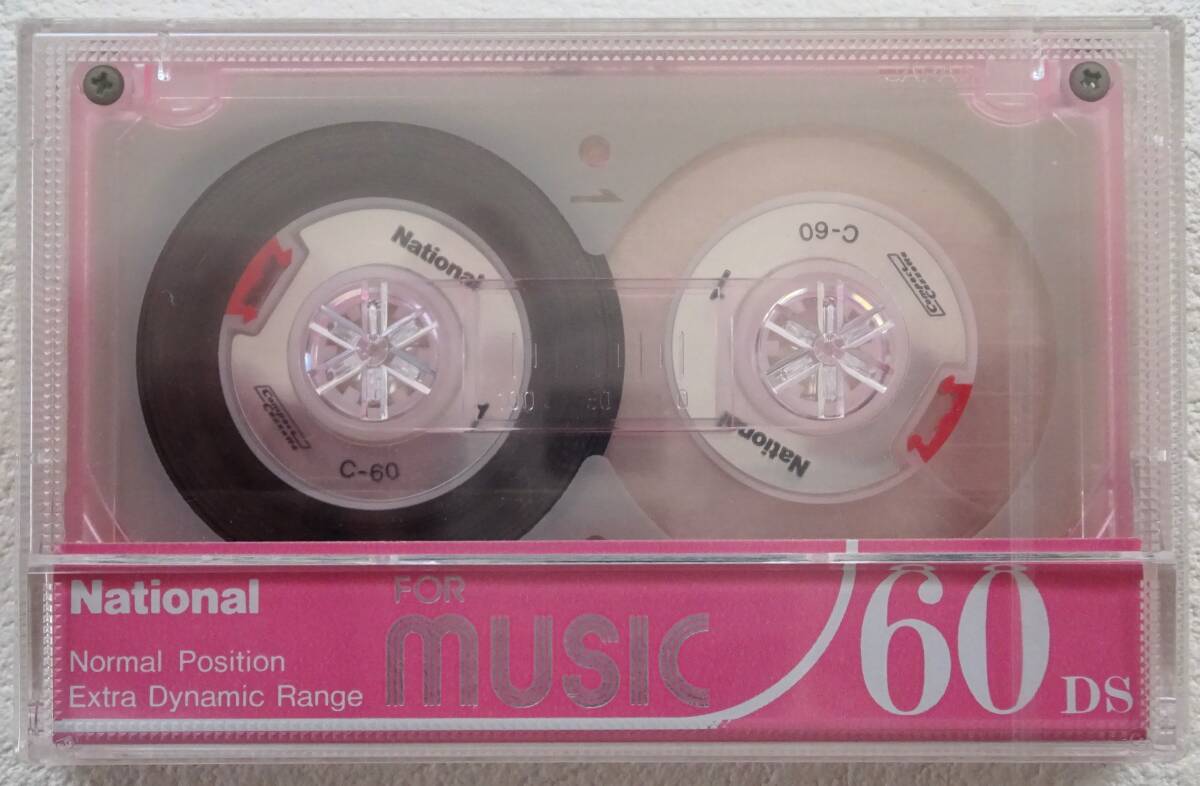 ◆カセットテープ ナショナル RT-60DS(P) 3巻組◆古家電 未使用 ノーマル 音楽用_画像1