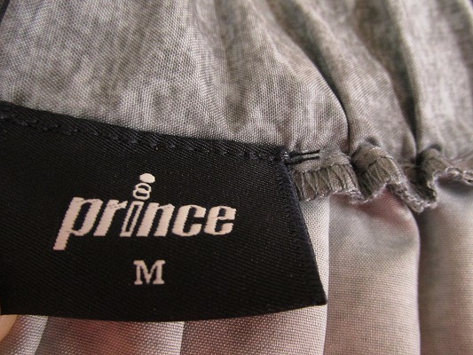 I3630：プリンス prince テニスウェア プリーツスカート M スコート グレー/灰 レディース #WS3308：3の画像6