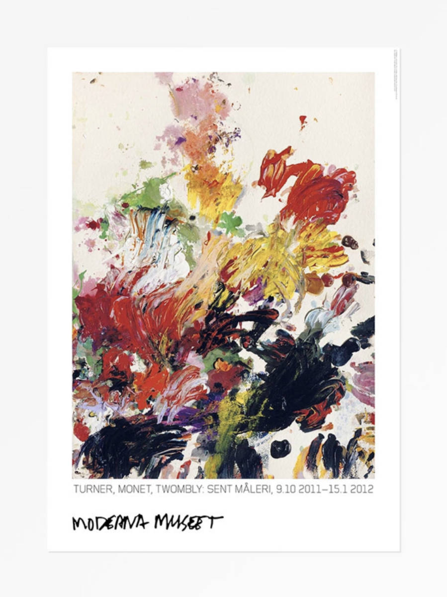  носорог *tu on b Lee [ выставка просмотр . постер Untitled] Cy Twombly