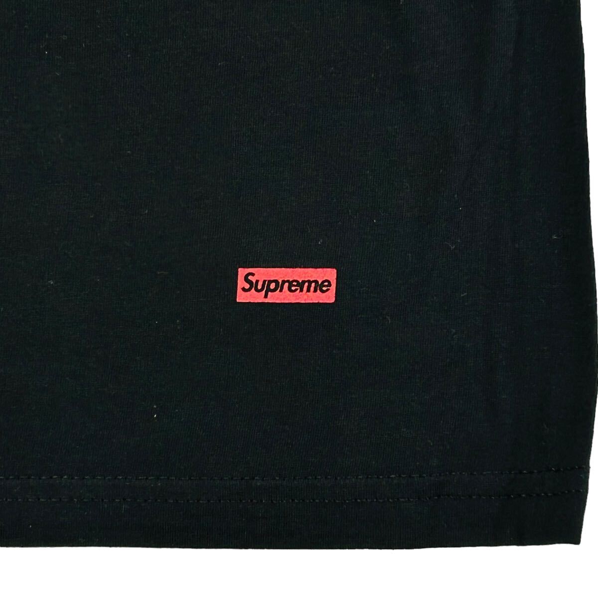 未使用品　Supreme　Hanes　ブラック　半袖　Tシャツ　Mサイズ　バラ売り　一枚