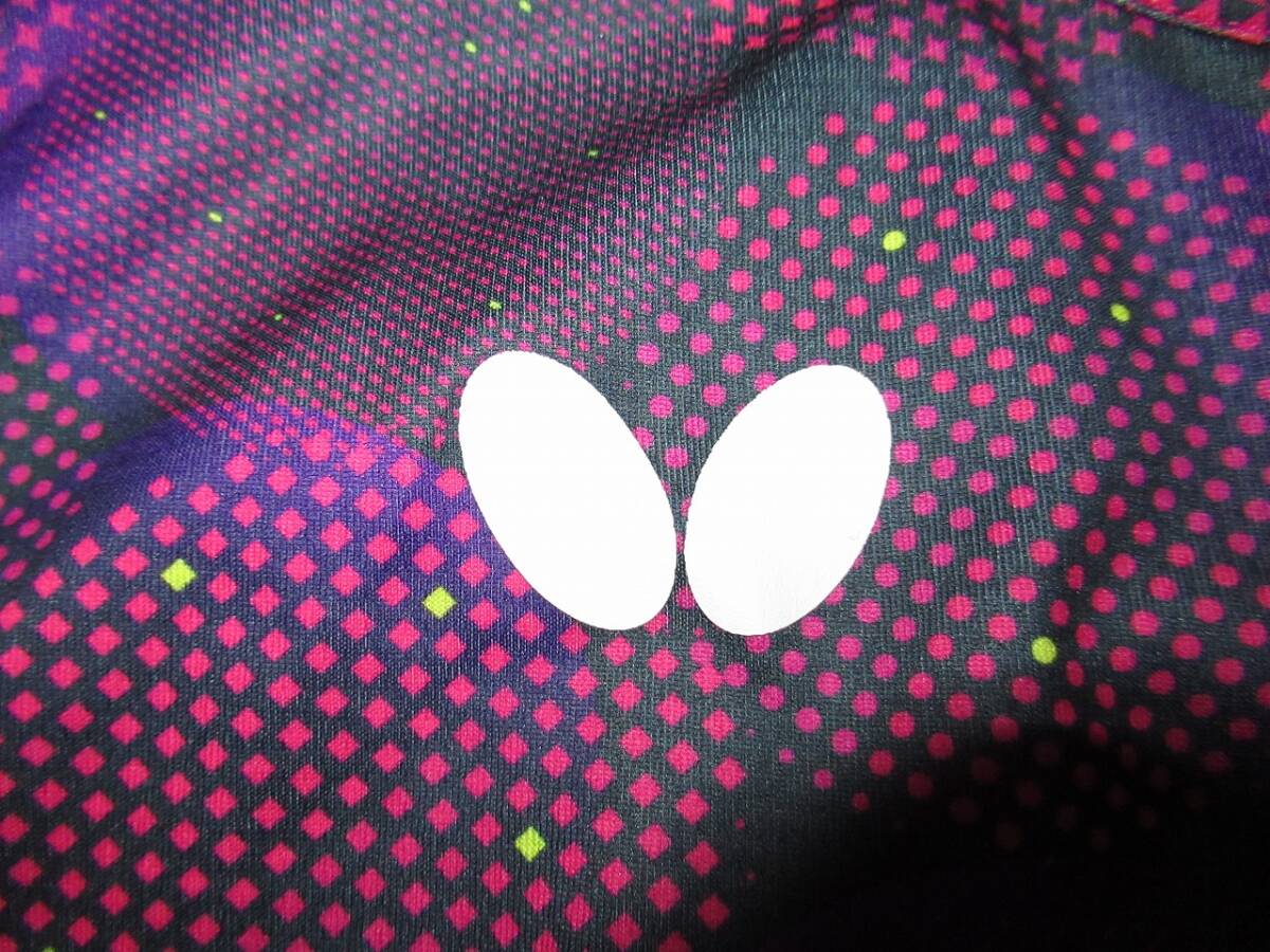 ★バタフライ/Butterfly★良品　卓球ゲームシャツ レディースL JTTA公認　ストレッチ_画像4