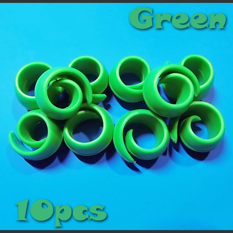 シリコン ボビンクリップ 10個 Green_画像7