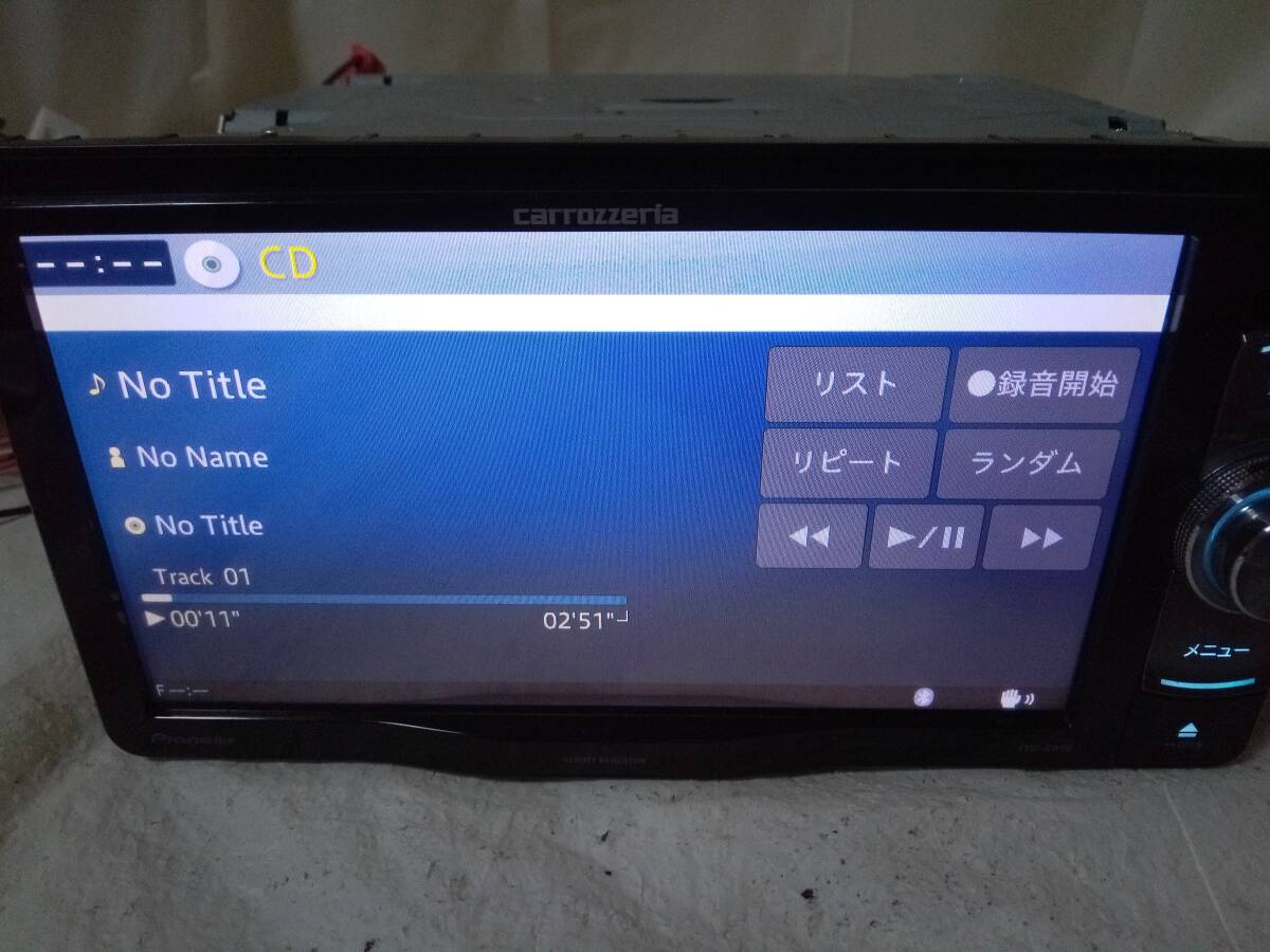 ★◇即決！カロッツェリア☆AVIC-RW09☆DVD再生・Bluetooth☆カーナビ☆地デジ_画像6