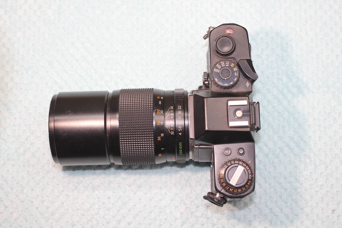 Yashica FR ヤシカ カメラ + ML 200mm F4 C レンズ #6476_画像3
