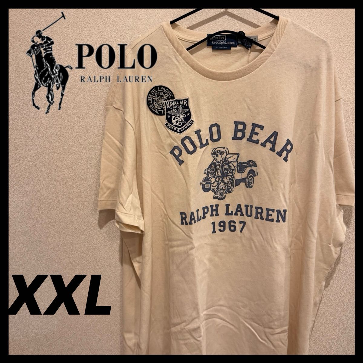 【完売商品・激レア】　ラルフローレン　ポロベア　ベアポロ　Tシャツ　Ralph Lauren XXL 希少サイズ　大きめサイズ