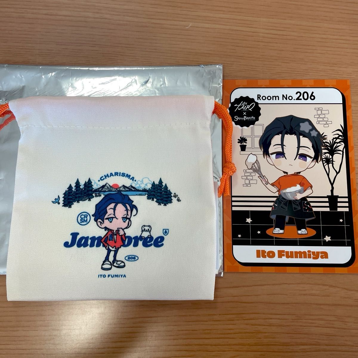 カリスマ 伊藤ふみや ジャンボリー 巾着 ポップアップ スイパラ ポストカード