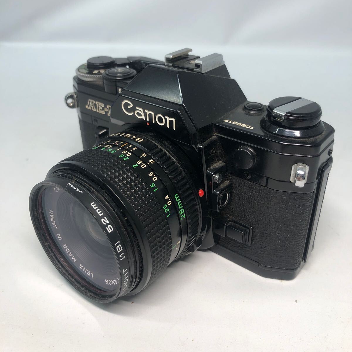 【１円～スタート】Canon キャノン AE-1 FD 28㎜　1:2.8 一眼レフ カメラ　動作未確認/ジャンク（IK−1465③）_画像1