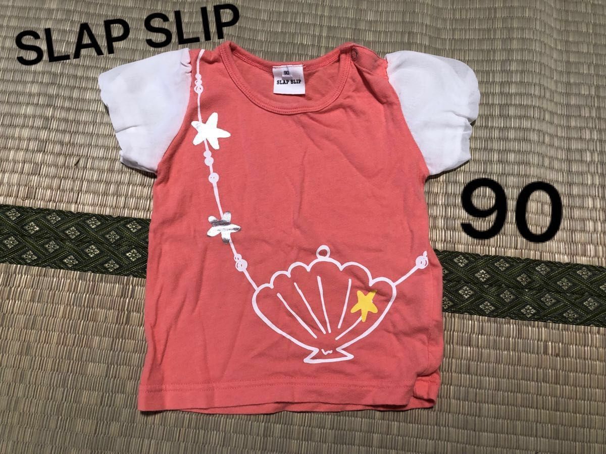 SLAP SLIP  ピンク　半袖Tシャツ