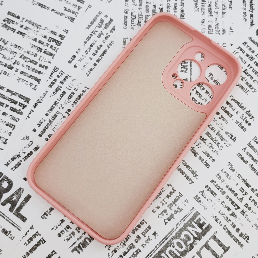 ★ iPhone 13Pro シリコンケース [09] ピンク (5)_画像2