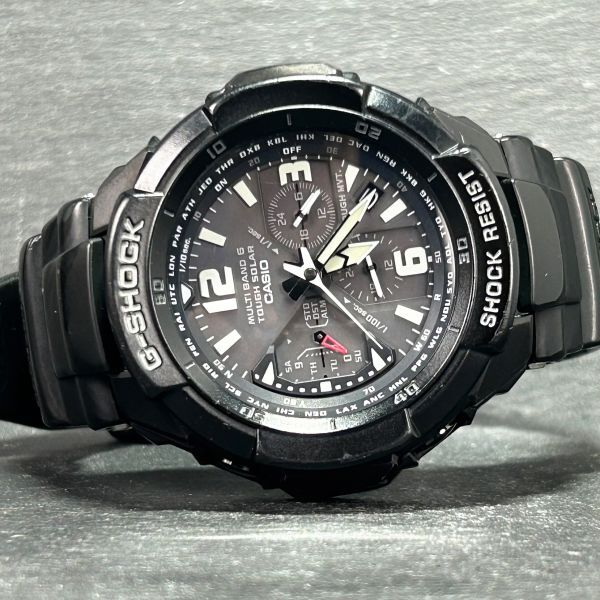 美品 CASIO カシオ G-SHOCK ジーショック スカイコックピット GW-3000BB-1A 腕時計 タフソーラー 電波ソーラー アナログ カレンダー メンズの画像4