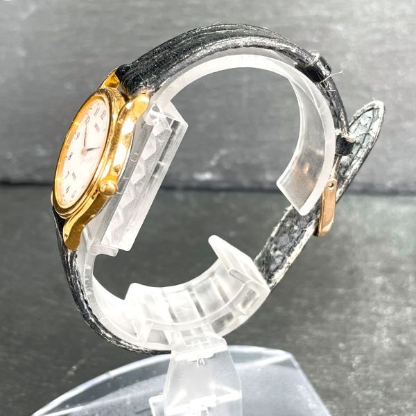SEIKO セイコー SPIRIT スピリット 4N20-0970 腕時計 クオーツ アナログ ステンレススチール レザーベルト 2針 ラウンド ホワイト文字盤の画像6