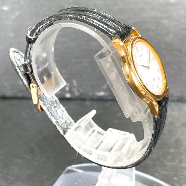 SEIKO セイコー SPIRIT スピリット 4N20-0970 腕時計 クオーツ アナログ ステンレススチール レザーベルト 2針 ラウンド ホワイト文字盤の画像5