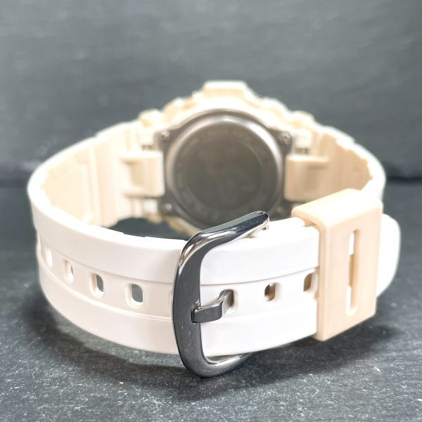 CASIO カシオ Baby-G ベビージー BG-5601-7 腕時計 デジタル クオーツ ピンク文字盤 ホワイト カレンダー 新品電池交換済み 動作確認済み_画像7