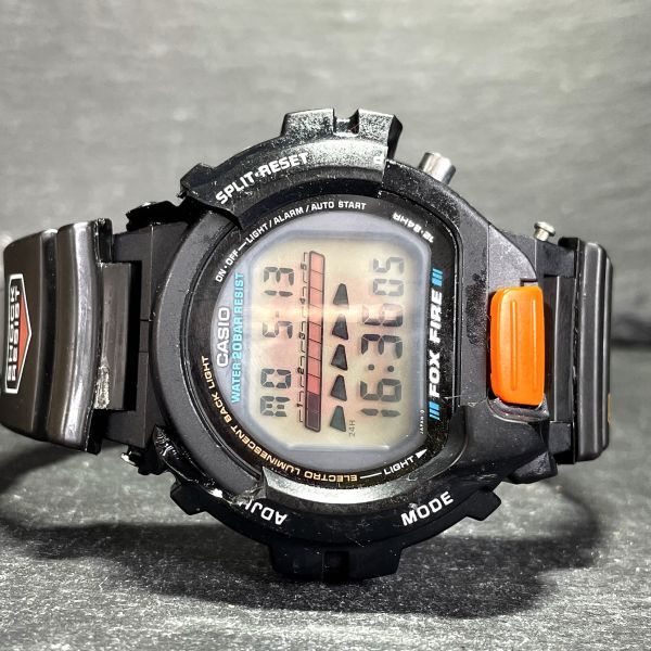 CASIO カシオ G-SHOCK ジーショック FOXFIRE フォックスファイヤー DW-6600B-1A 腕時計 デジタル クオーツ 新品電池交換済み 動作確認済み_画像4