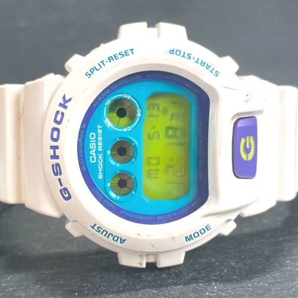 CASIO カシオ G-SHOCK ジーショック クレイジーカラーズ DW-6900CS-7 腕時計 デジタル クオーツ 多機能 新品電池交換済み 動作確認済み_画像4