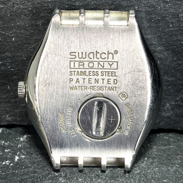 SWATCH スウォッチ IRONY アイロニー GP403 腕時計 アナログ クオーツ カレンダー 3針 レッド文字盤 メンズ 新品電池交換済み 動作確認済み_画像2