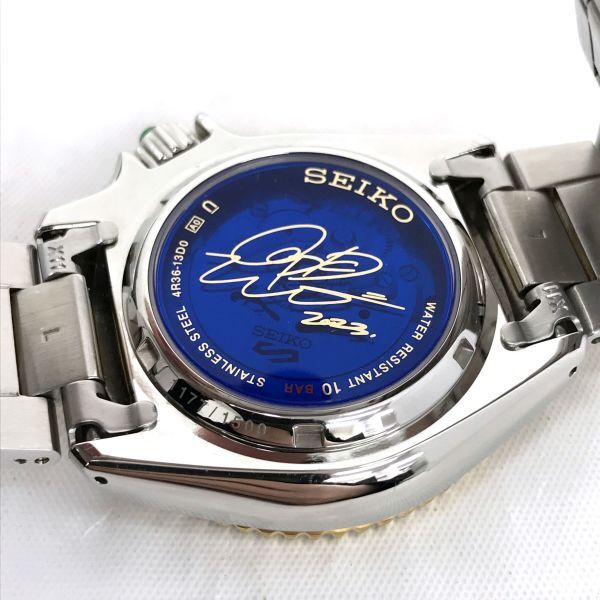 超美品 SEIKO セイコー コインパーキングデリバリー 限定モデル SRPK02 メンズ 腕時計 アナログ 自動巻き デイト 箱付き 動作確認済み_画像6