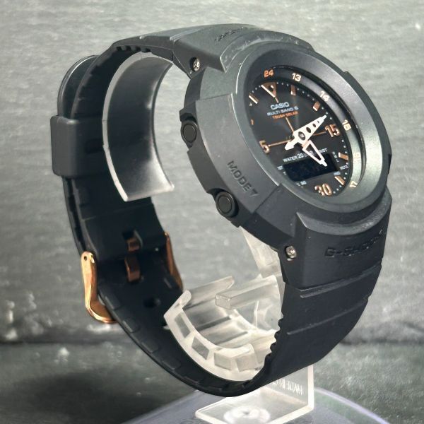 美品 CASIO カシオ G-SHOCK ジーショック AWG-M520G-1A9JF 腕時計 タフソーラー アナデジ 電波ソーラー 多機能 ステンレス 動作確認済み_画像5