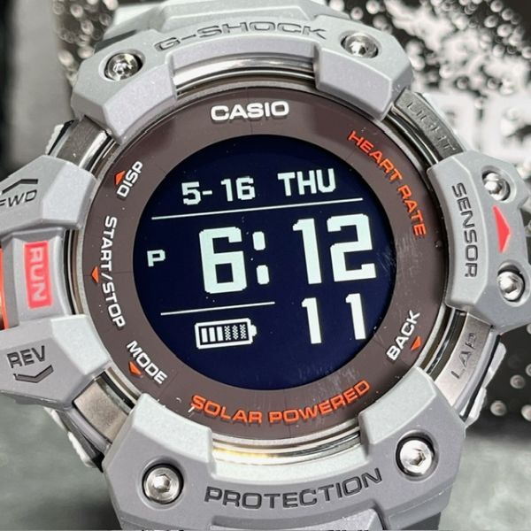 新品 カシオ Gショック CASIO G-SHOCK G-SQUAD ジースクワッド 心拍計 GPS機能 Bluetooth ソーラー 腕時計 GBD-H1000-8JR ブラック_画像1