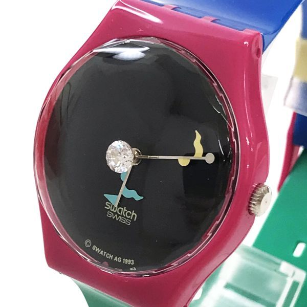 新品 SWATCH スウォッチ Crystal Surprise クリスタルサプライズ AG1993 GZ129 腕時計 カラフル 新品電池交換済み 動作確認済み 箱付き_画像1