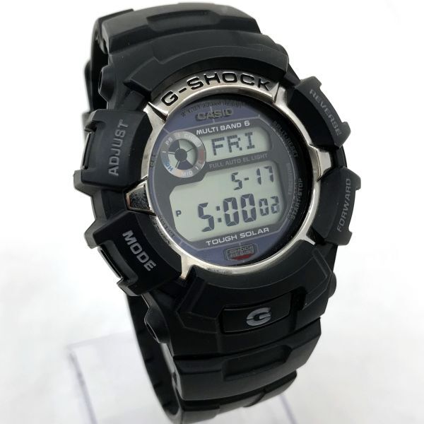 美品 CASIO カシオ G-SHOCK ジーショック GW-2310-1JF 腕時計 電波ソーラー タフソーラー マルチバンド6 デジタル ラウンド 動作確認済_画像4