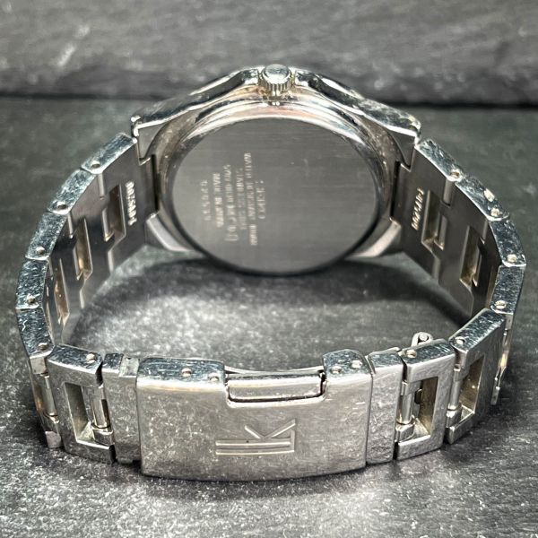 SEIKO セイコー LUKIA ルキア 5Y89-0B30 メンズ 腕時計 アナログ クオーツ トリプルカレンダー ブラック文字盤 シルバー 新品電池交換済み_画像6