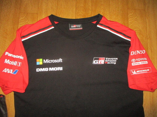 トヨタGR・TOYOTA GAZOO Racingオフィシャルチーム　Tシャツ　サイズS（M相当）　新同美中古　スーパーGT・ヤリス・ジャケット_画像2
