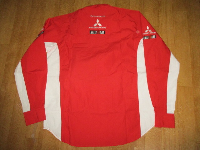 三菱ラリーアート・スポーツ　ピットシャツ　長袖　未使用　デッドストック　サイズSS（S相当）　WRC・ランサーエボ・ジャケット _画像8