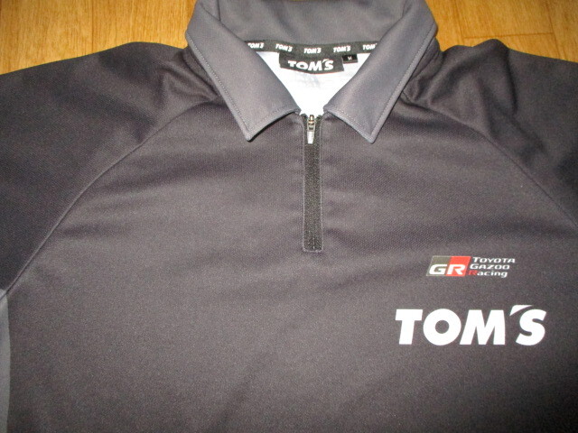 KEEPE Toyota TOM\'S* TOM`S *GAZOO рейсинг команда pito Zip выше dry рубашка новый такой же прекрасный б/у & б/у размер M TRD* super GT