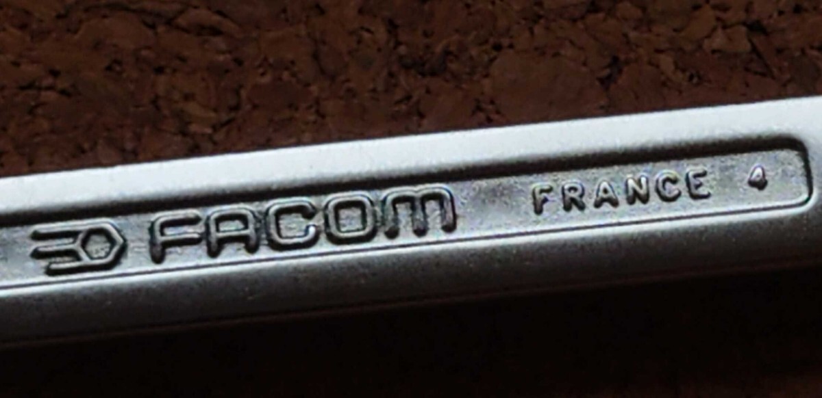 FACOM 40R.14 ファストアクションコンビネーションレンチ 14mm 12ポイント FRANCE刻印 希少モデル スピードレンチ ファコムの画像3