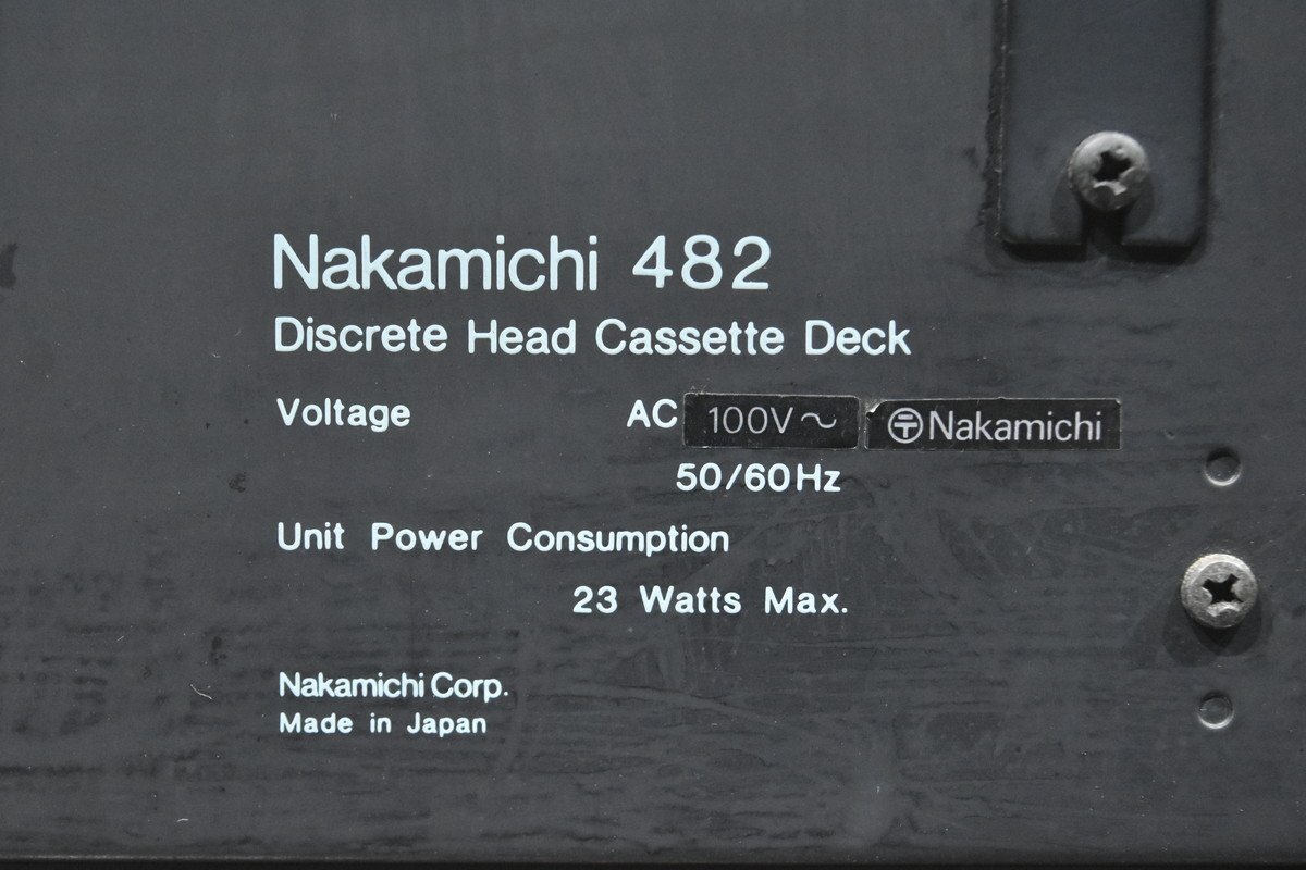 Nakamichi ナカミチ 482 カセットデッキの画像7