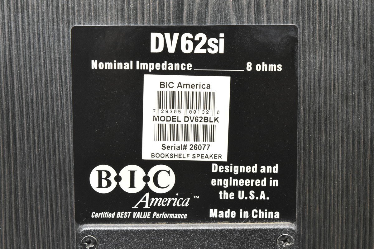 BIC America Bick America DV62si speaker pair 