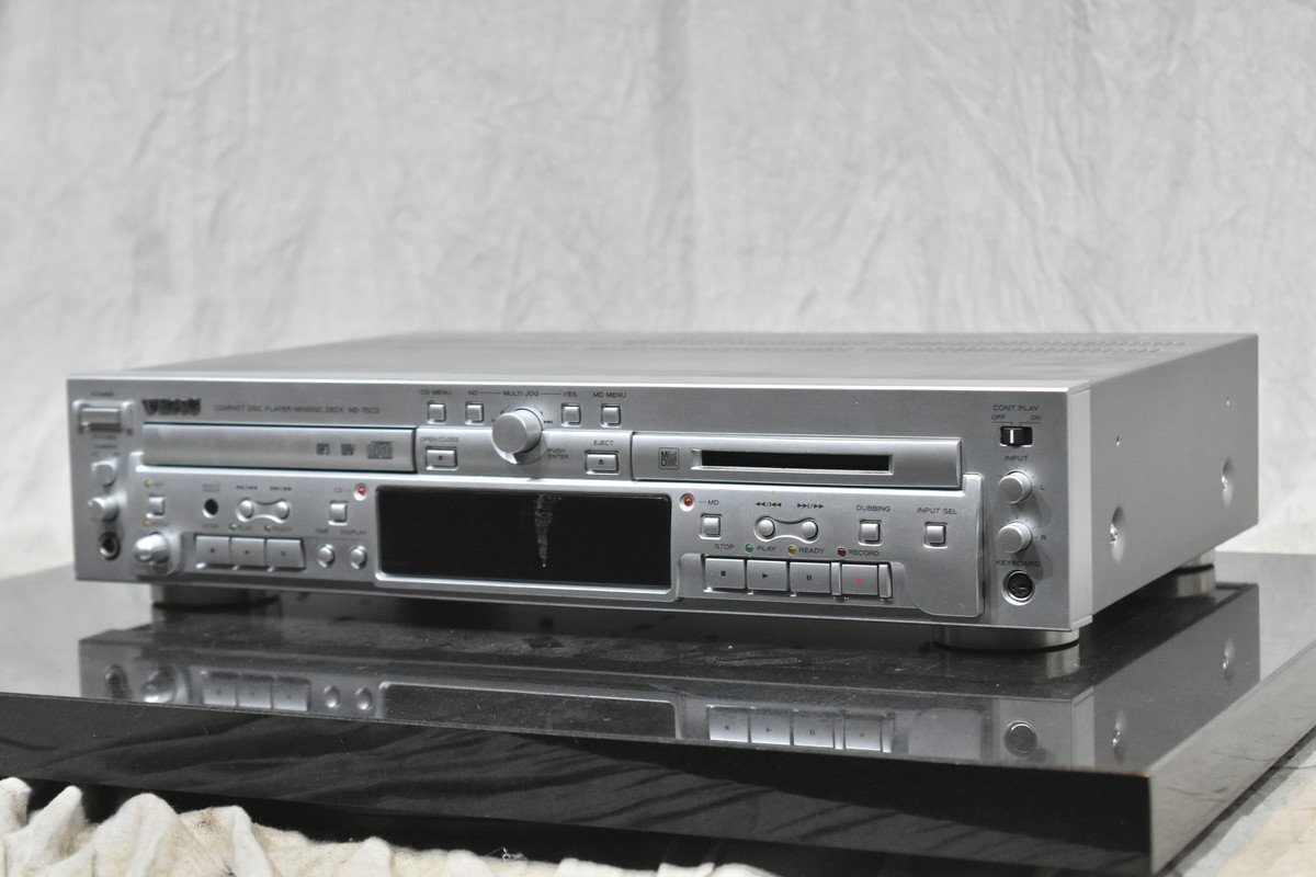 TEAC ティアック CDプレーヤー/MDデッキ MD-70CD-S_画像1