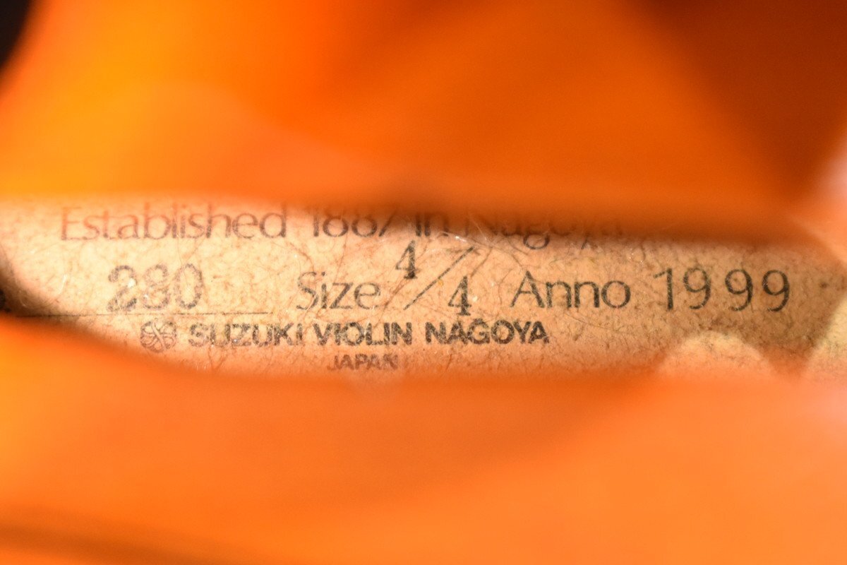 SUZUKI/ Suzuki скрипка No.280 4/4 Anno1999