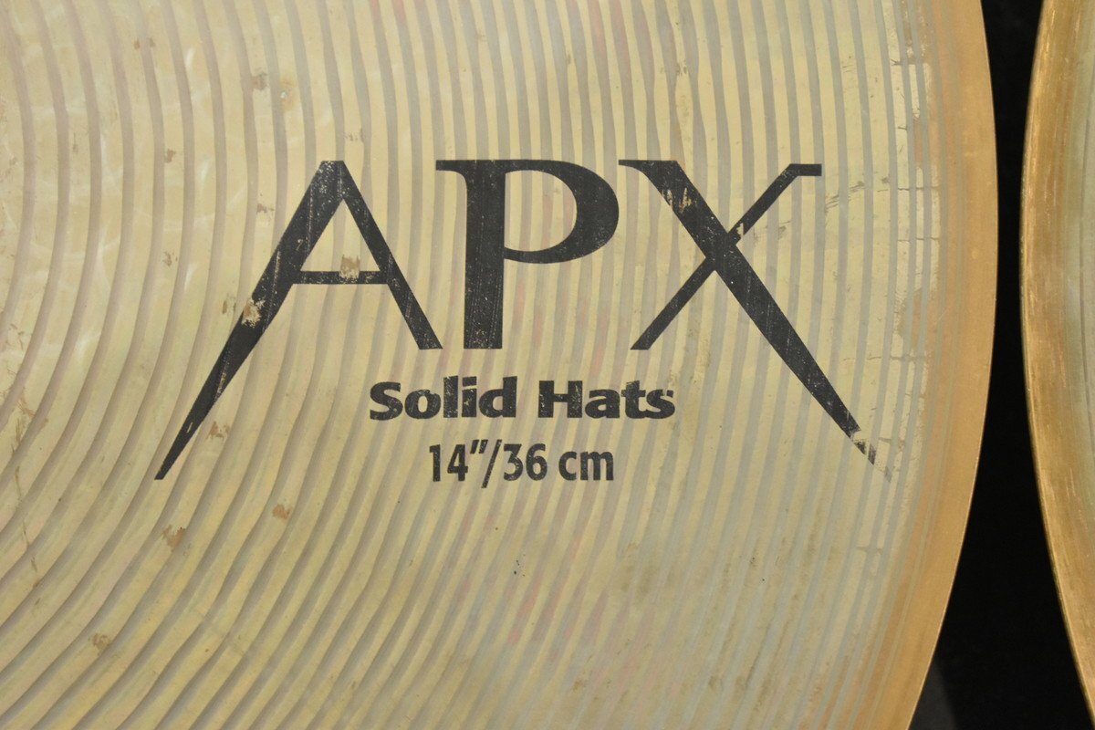 SABIAN/ обслуживание Anne хай-хет тарелка пара APX Solid Hats 14 дюймовый 