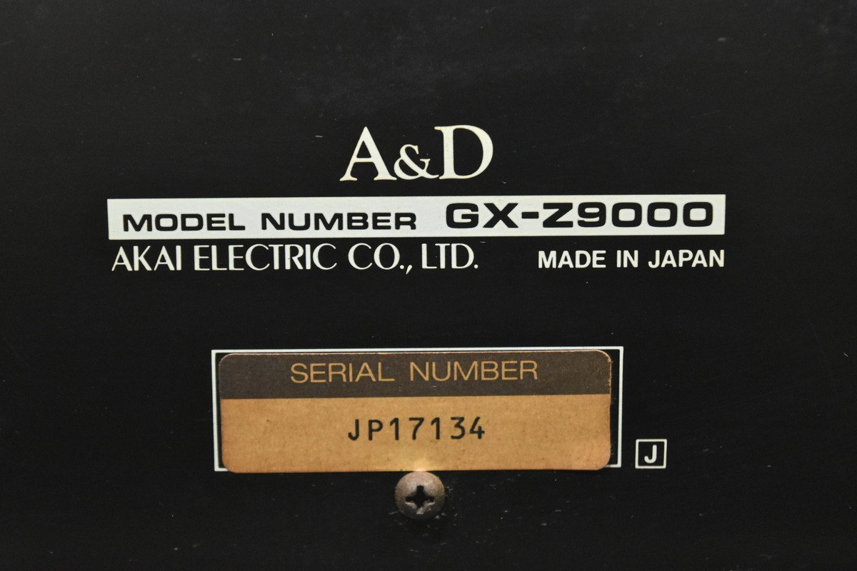 A&D カセットデッキ GX-Z9000_画像7