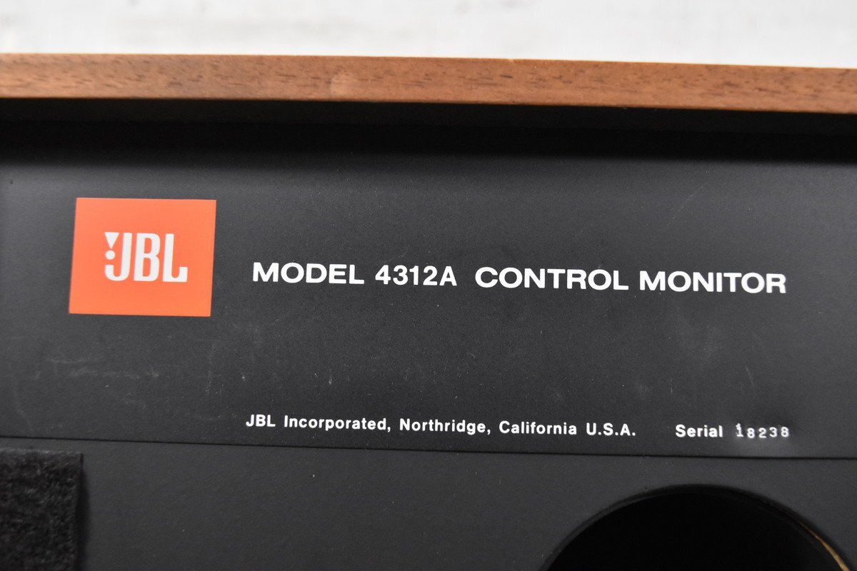 JBL スピーカー 4312A CONTROL MONITOR_画像4