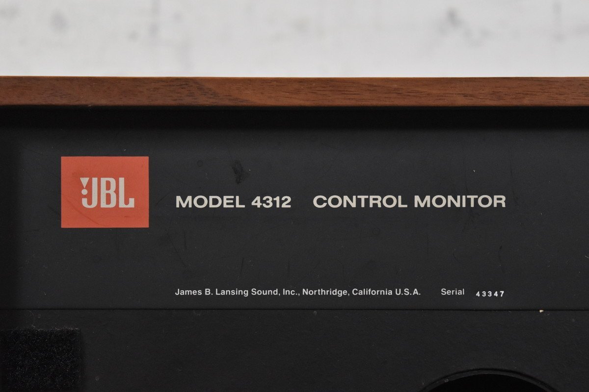 JBL スピーカーペア 4312 CONTROL MONITOR_画像5