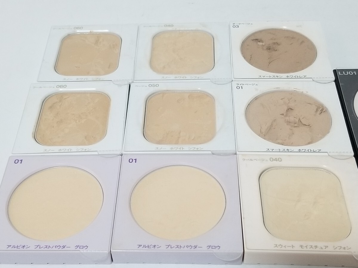  Albion foundation face powder shop front for sample total 10 point 