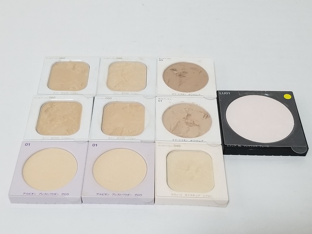 Albion foundation face powder shop front for sample total 10 point 