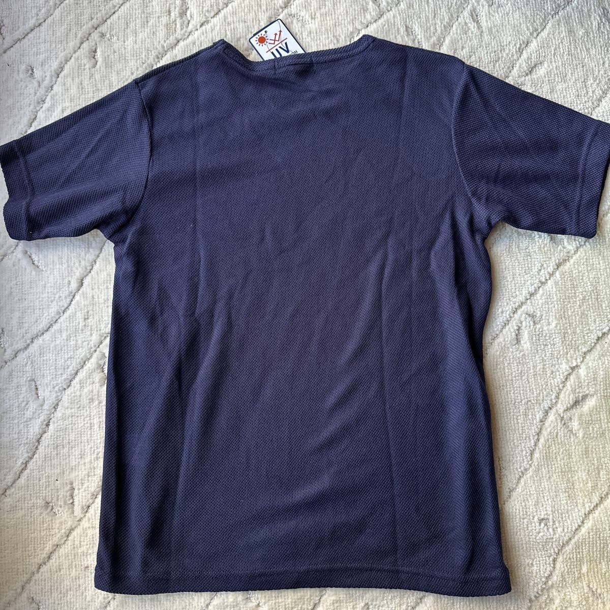 新品　紺色　UVカット　 メンズ　半袖Tシャツ Tシャツ　Ｍサイズ
