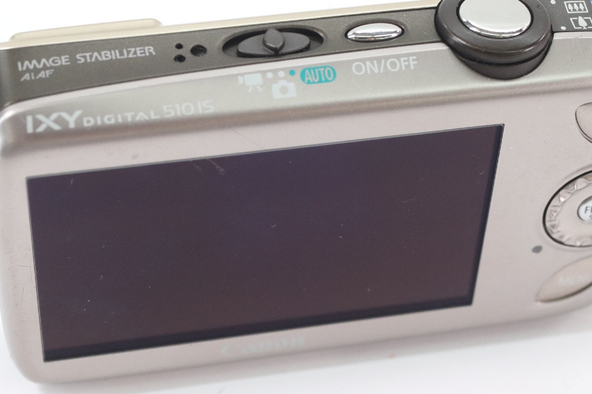 CANON キャノン IXY DIGITAL 510 IS Ai AF PC1356 コンパクト デジタル カメラ コンデジ 43605-K_画像10