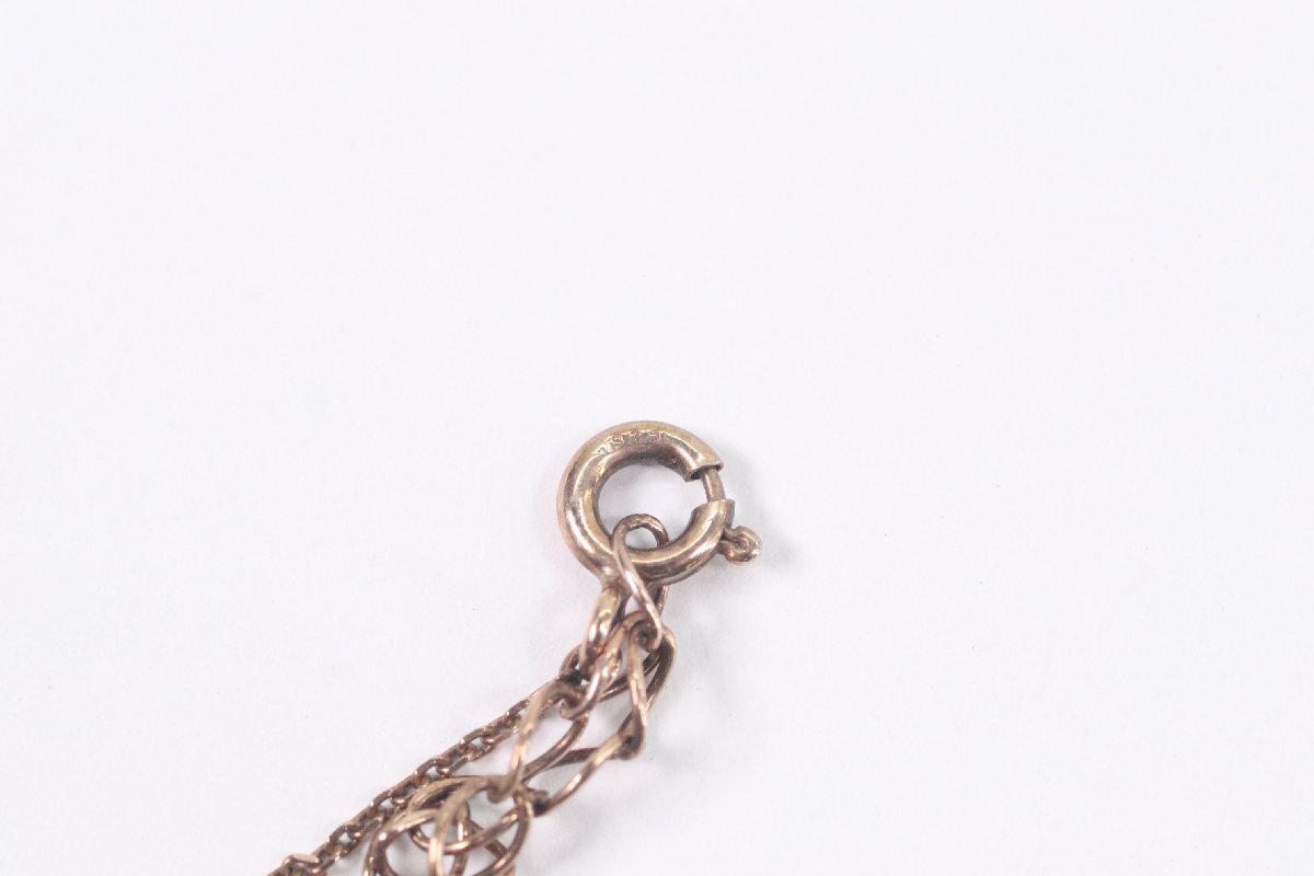 CELINE Celine silver 925 necklace approximately 3.1g Heart hose shoe accessory lady's 5070-N