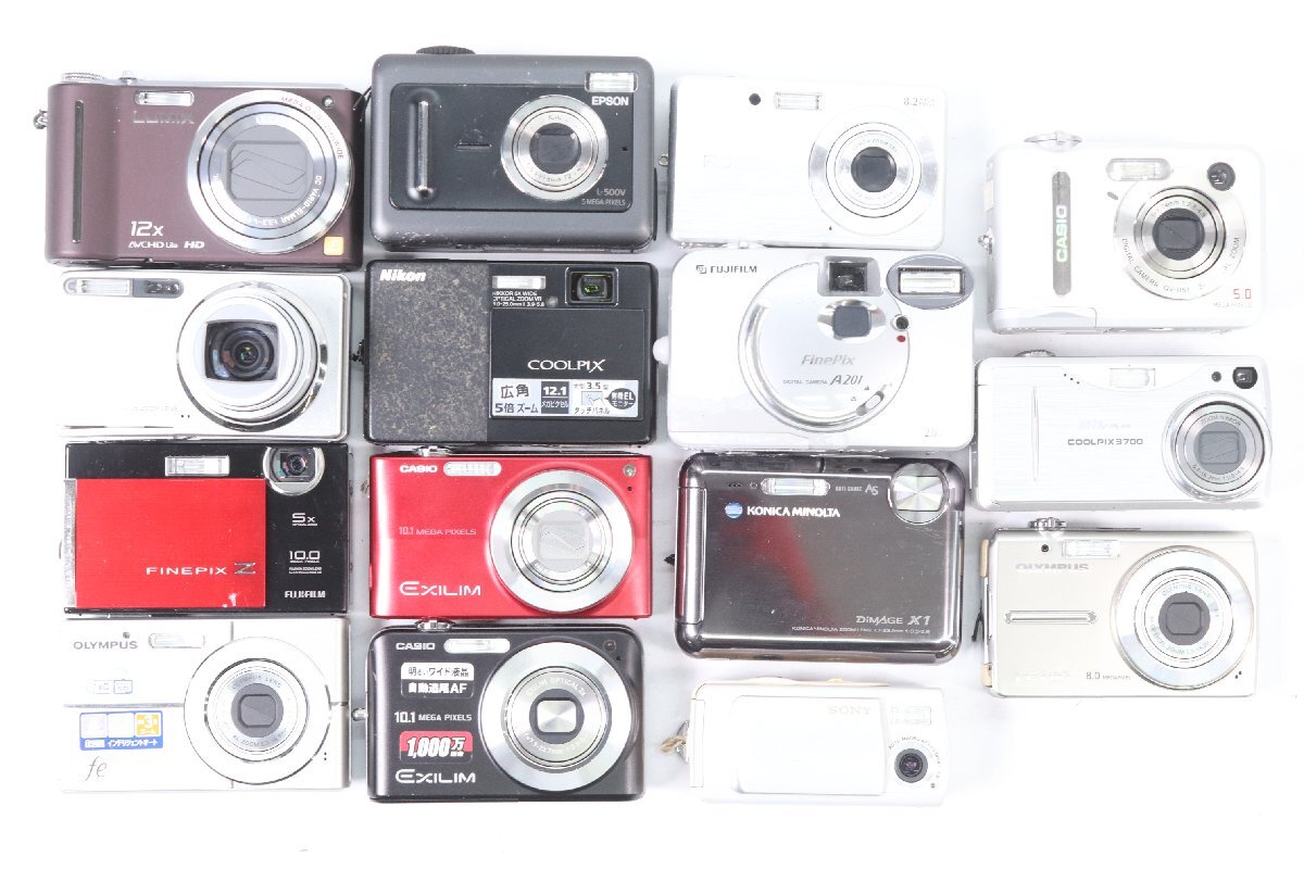 [40 point ] compact camera digital camera digital camera set sale NIKON/PENTAX/CASIO/OLYMPUS/KONICA MINOLTA etc. 20619-K