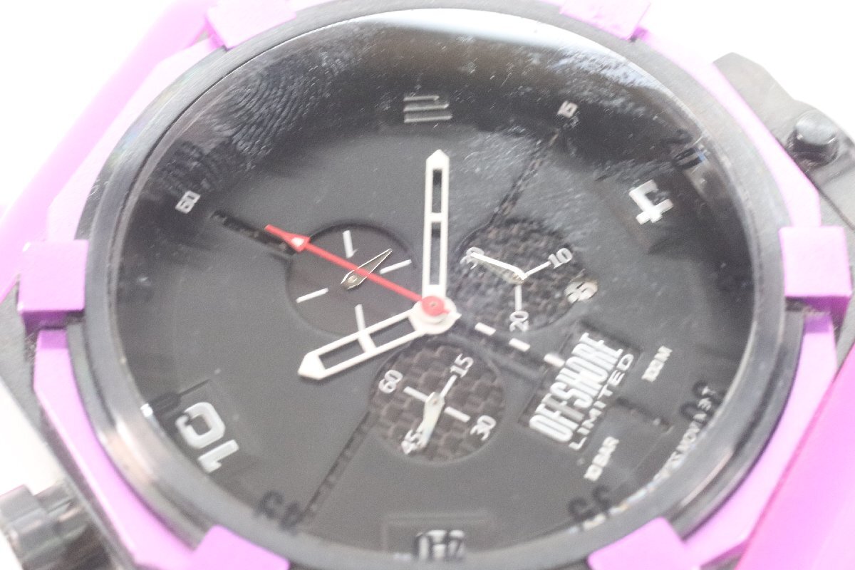 OFFSHORE LIMITED offshore limited chronograph Date quartz men's wristwatch purple 5451-HA