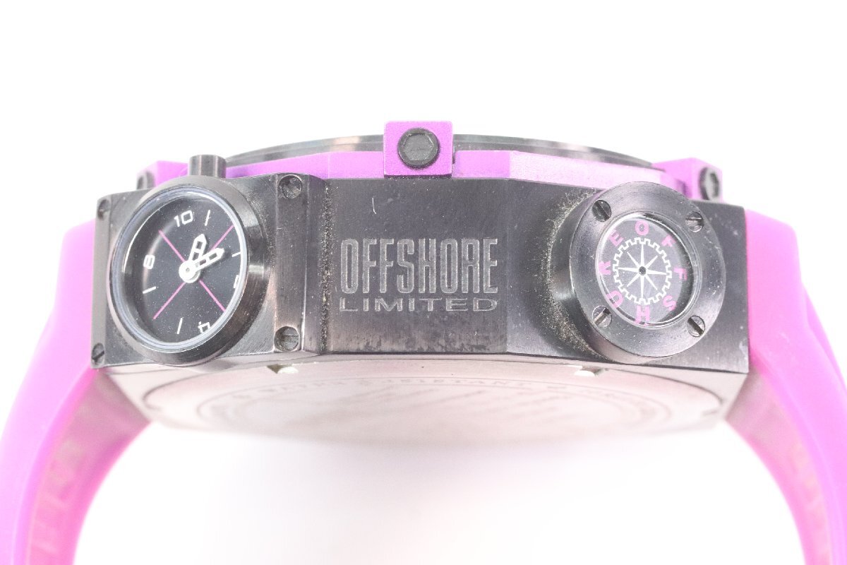 OFFSHORE LIMITED offshore limited chronograph Date quartz men's wristwatch purple 5451-HA